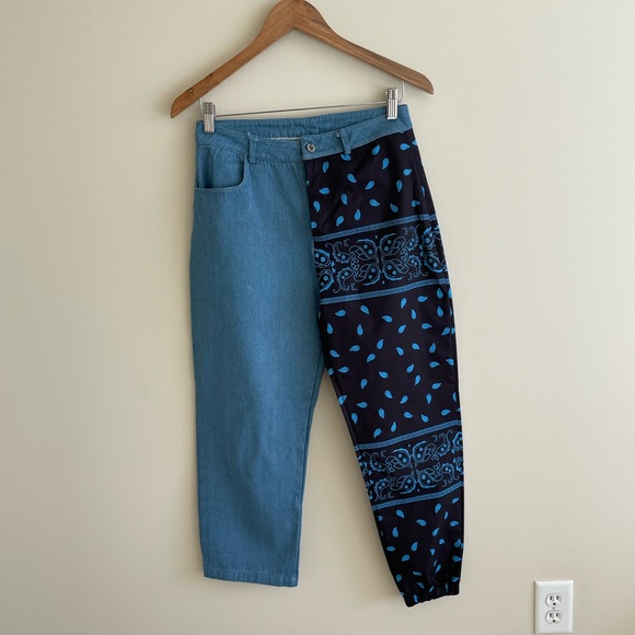 Size 27 Paisley Reworked Jeans - Picture 3 of 17